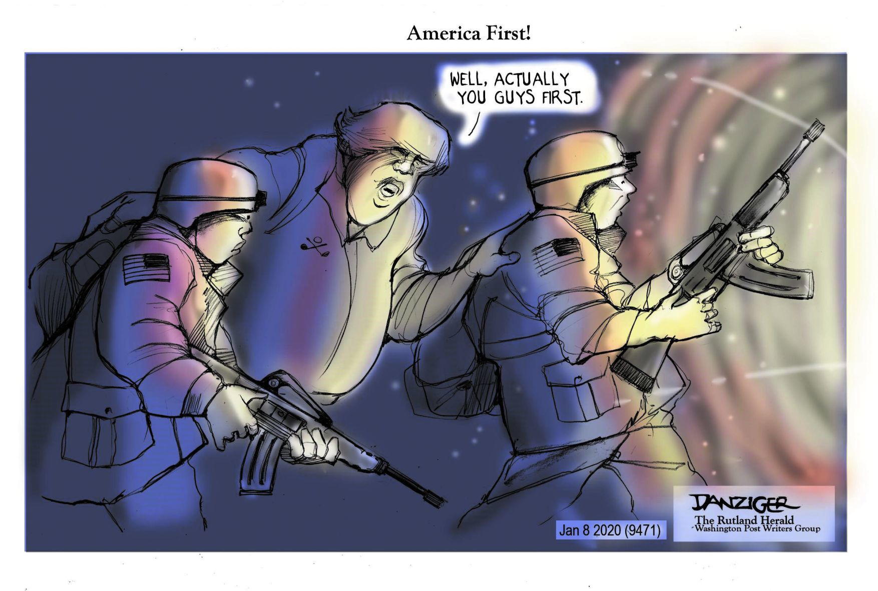Jeff Danziger cartoon